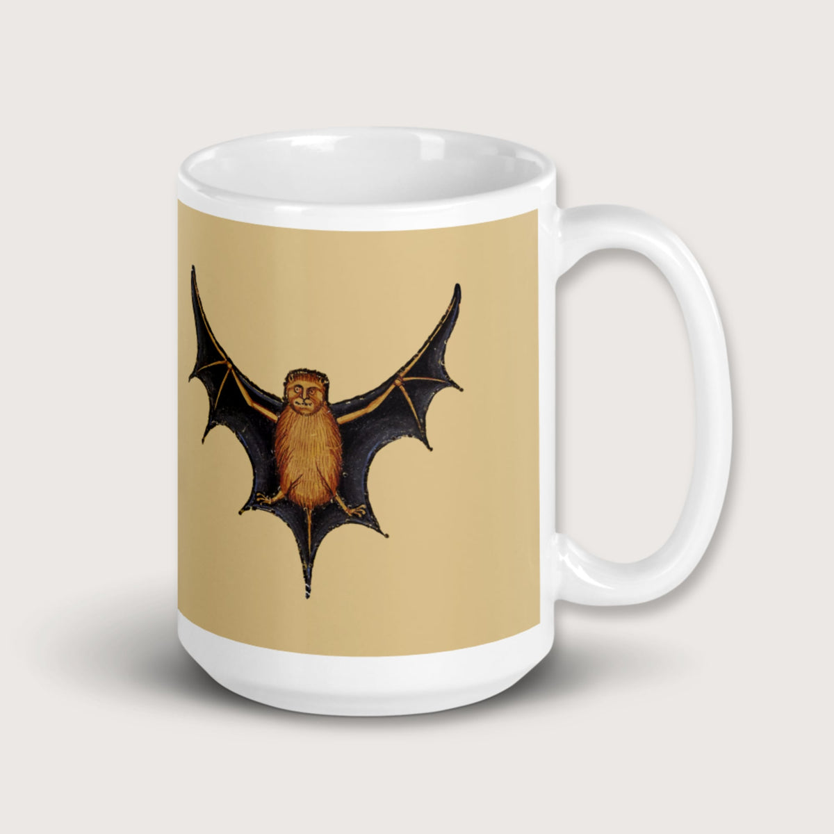 Weird Medieval Bat Mug - history buff gift by HistoHead