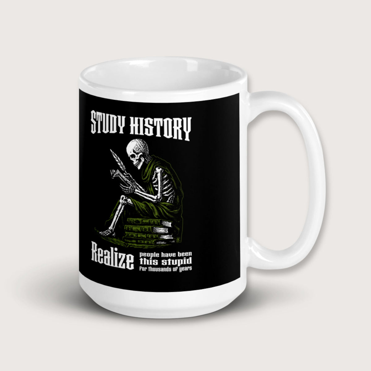 Study History Mug - history buff gift by HistoHead