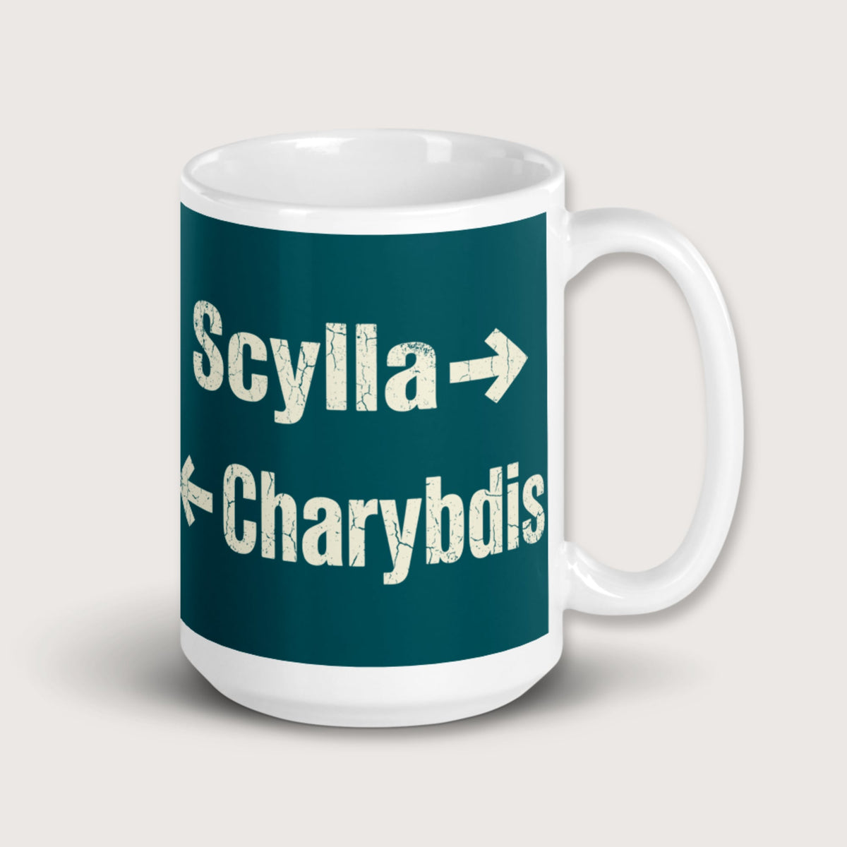 Between Scylla and Charybdis Mug - history buff gift by HistoHead