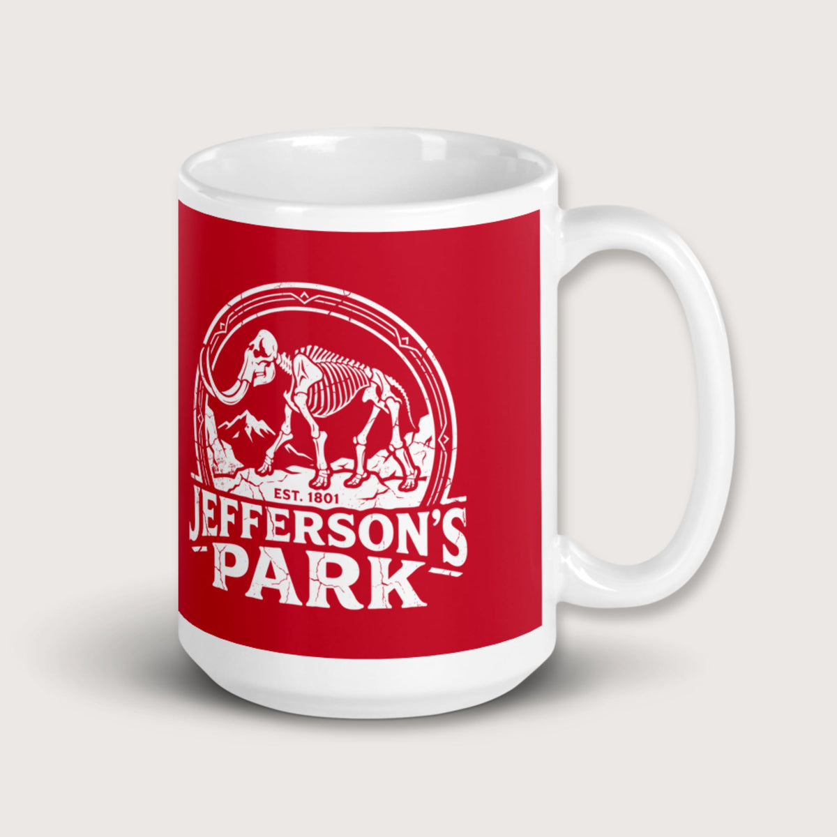 Jefferson's Park Mug - history buff gift by HistoHead