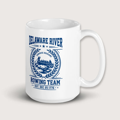 Delaware River Rowing Team Mug - history buff gift by HistoHead