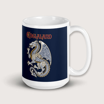 Englaland Dragon Mug - history buff gift by HistoHead