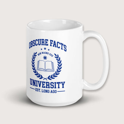 Obscure Facts University Mug - history buff gift by HistoHead