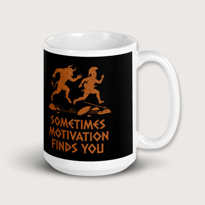 Motivation Finds You Minotaur Edition Mug - history buff gift by HistoHead