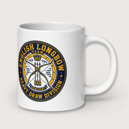 English Longbow Heavy Draw Division Mug - history buff gift by HistoHead