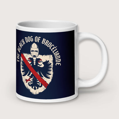 Du Guesclin The Black Dog of Brocéliande Mug - history buff gift by HistoHead