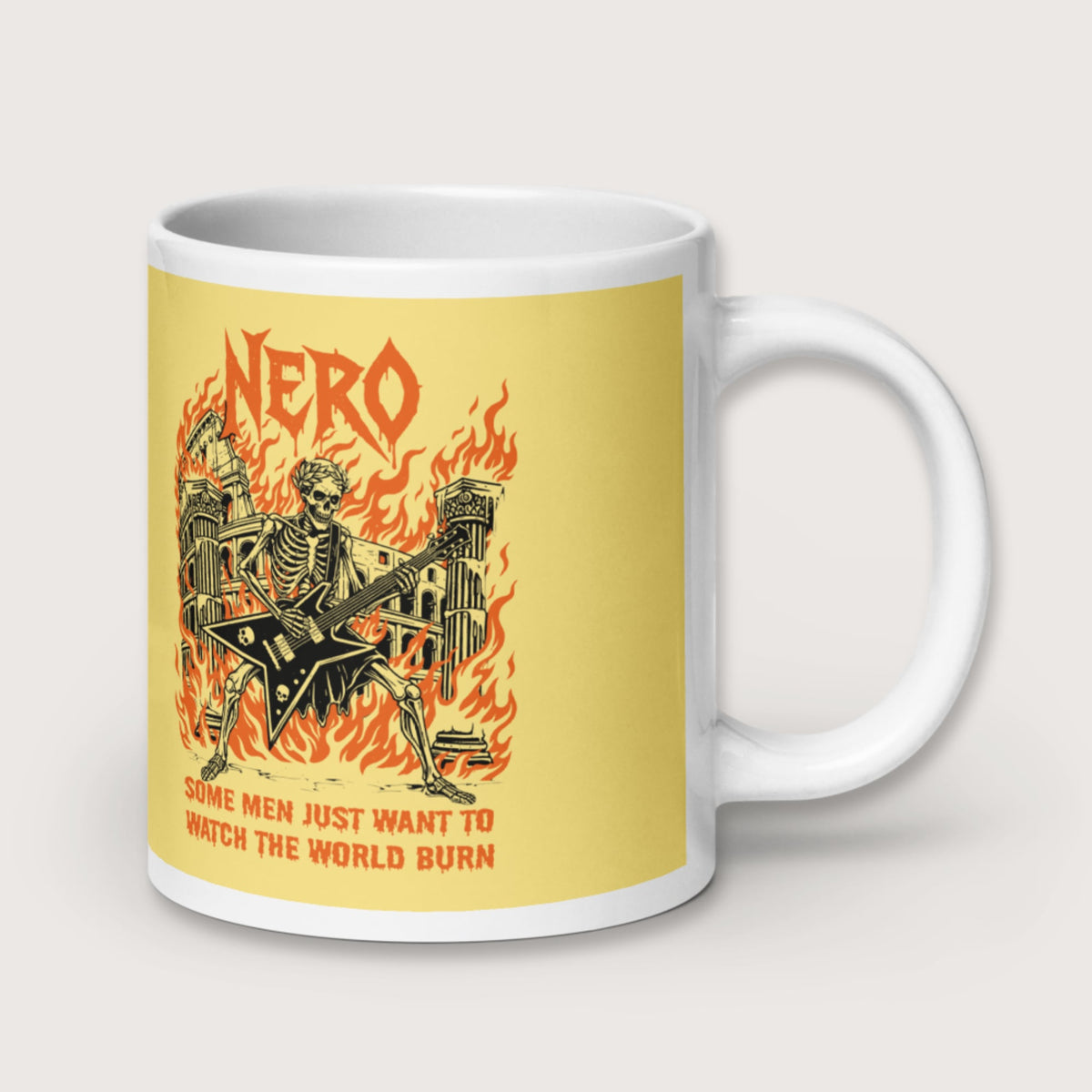 Nero Watch the World Burn Mug - history buff gift by HistoHead