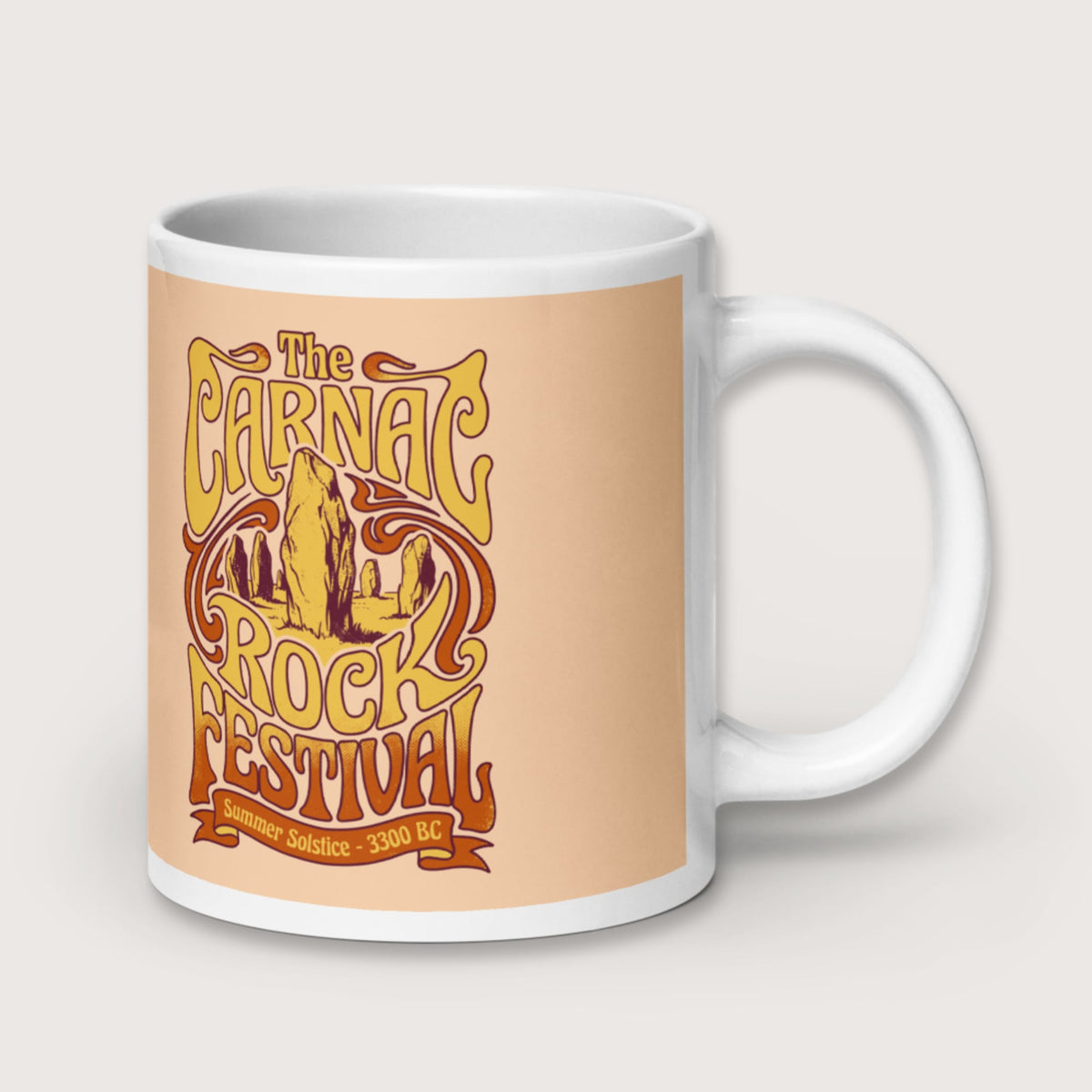 Carnac Rock Festival Mug - history buff gift by HistoHead