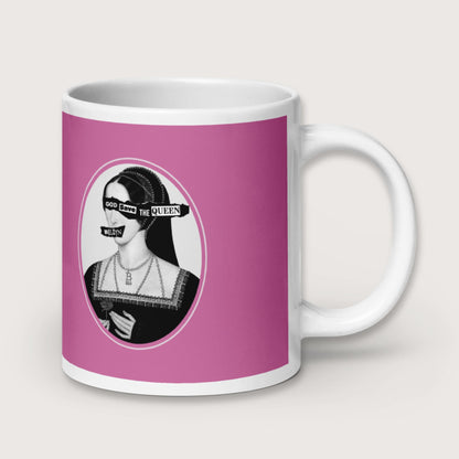 God Save the Queen Anne Boleyn Mug - history buff gift by HistoHead
