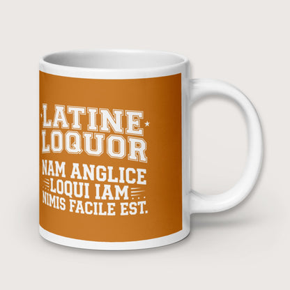 I Speak Latin Because English Is Too Easy Now Mug - history buff gift by HistoHead