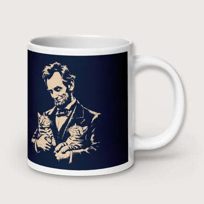 Lincoln's Cats Mug - history buff gift by HistoHead