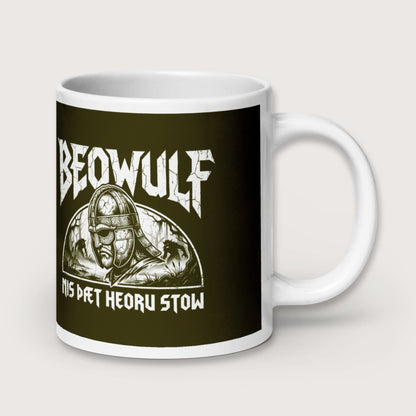 Beowulf That Is No Pleasant Place Old English Mug - history buff gift by HistoHead