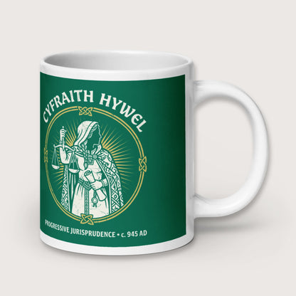 Cyfraith Hywel Progressive Jurisprudence Mug - history buff gift by HistoHead