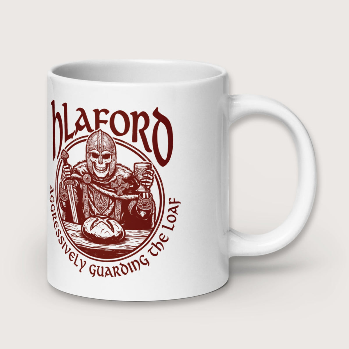 Hlaford Loaf Guardian Mug - history buff gift by HistoHead