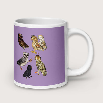 Weird Medieval Owls Mug - history buff gift by HistoHead