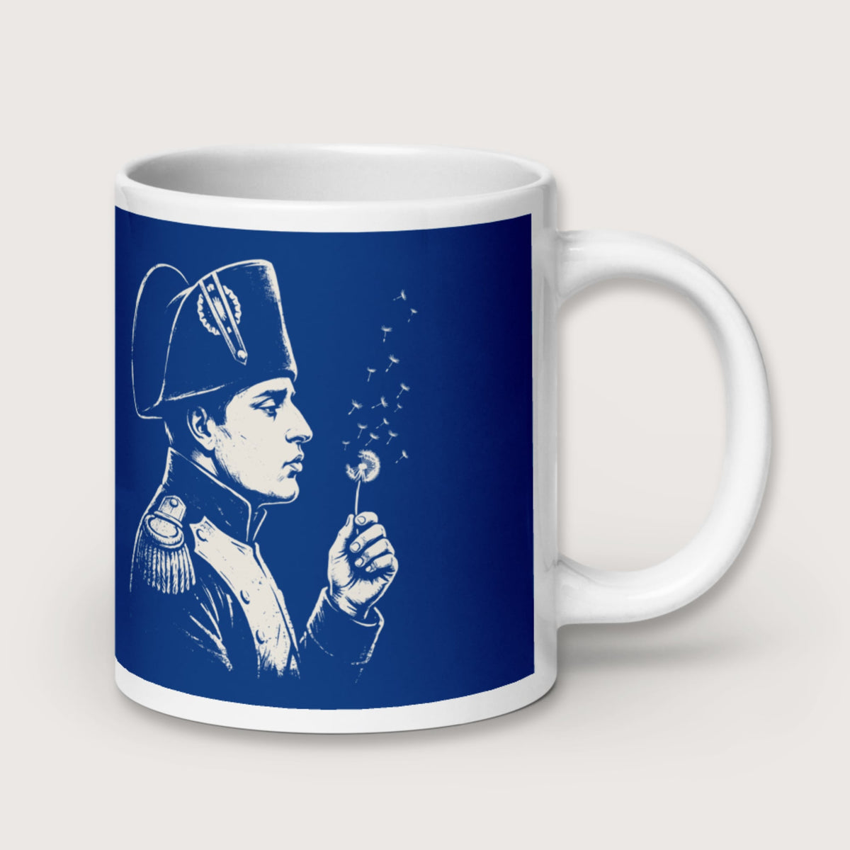 Napoleon Bonaparte Blowing Wishes Mug - history buff gift by HistoHead