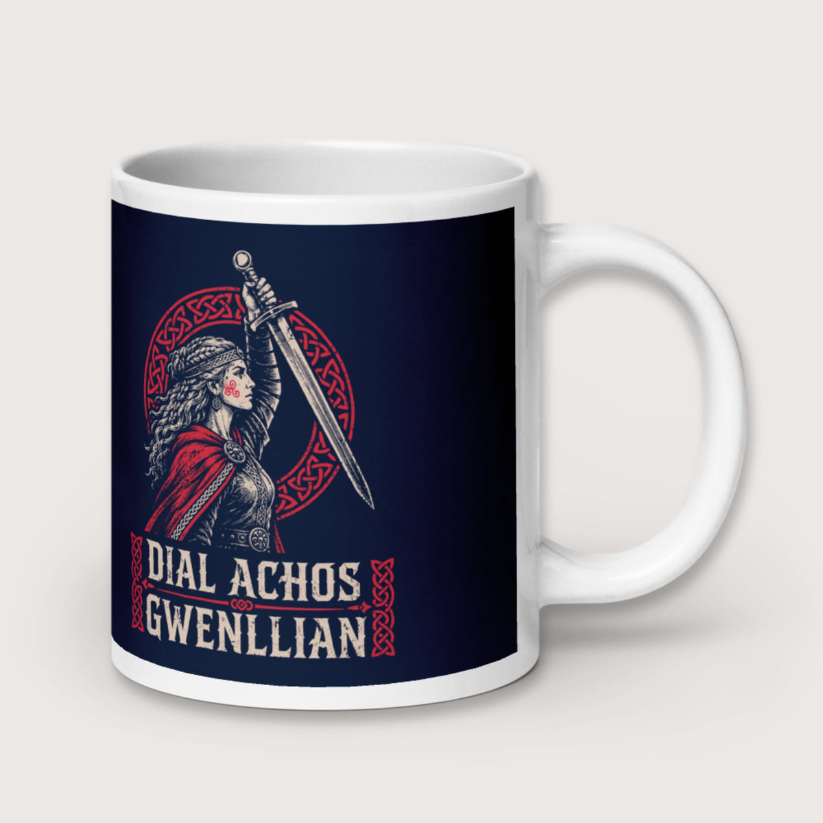 Dial Achos Gwenllian Mug - history buff gift by HistoHead