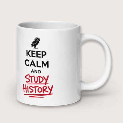 Keep Calm and Study History Mug - history buff gift by HistoHead