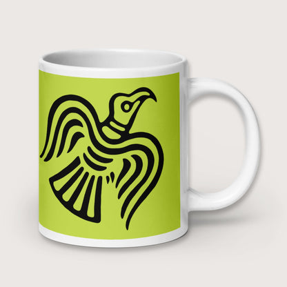 Viking Raven Symbol Mug - history buff gift by HistoHead