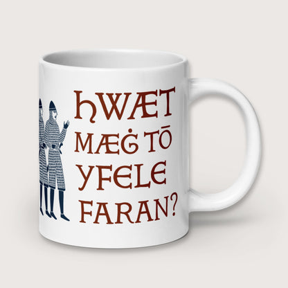 What Could Possibly Go Wrong in Old English Mug - history buff gift by HistoHead