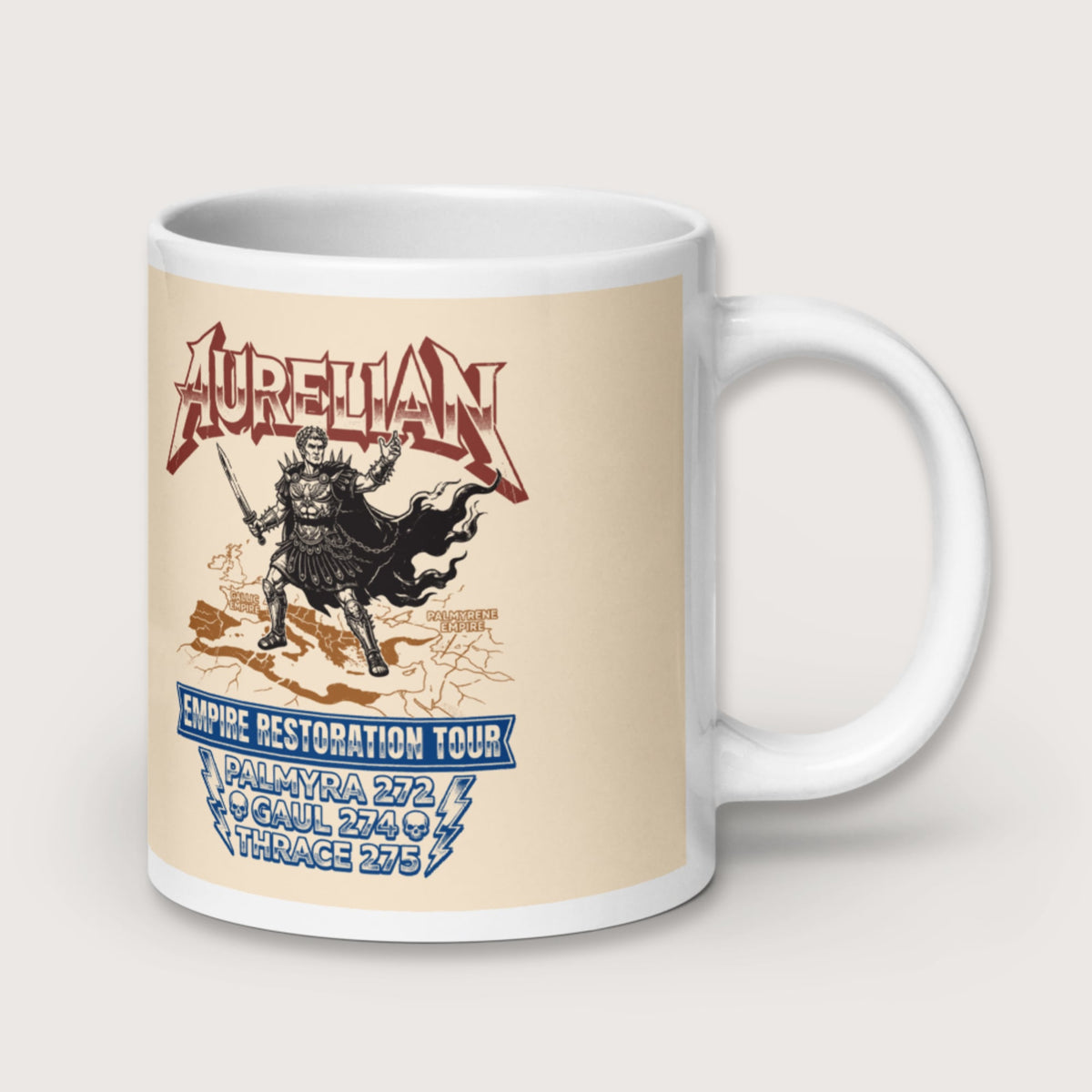 Aurelian Empire Restoration Tour Mug - history buff gift by HistoHead