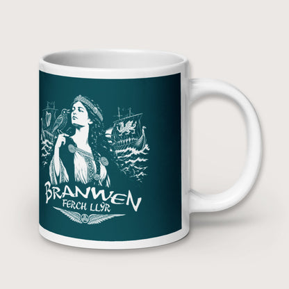 Branwen ferch Llŷr Mug - history buff gift by HistoHead