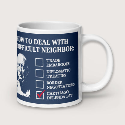 Cato's Foreign Policy Mug - history buff gift by HistoHead