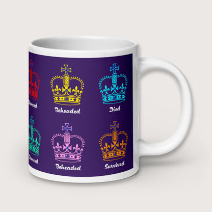 Six Queens Mug - history buff gift by HistoHead