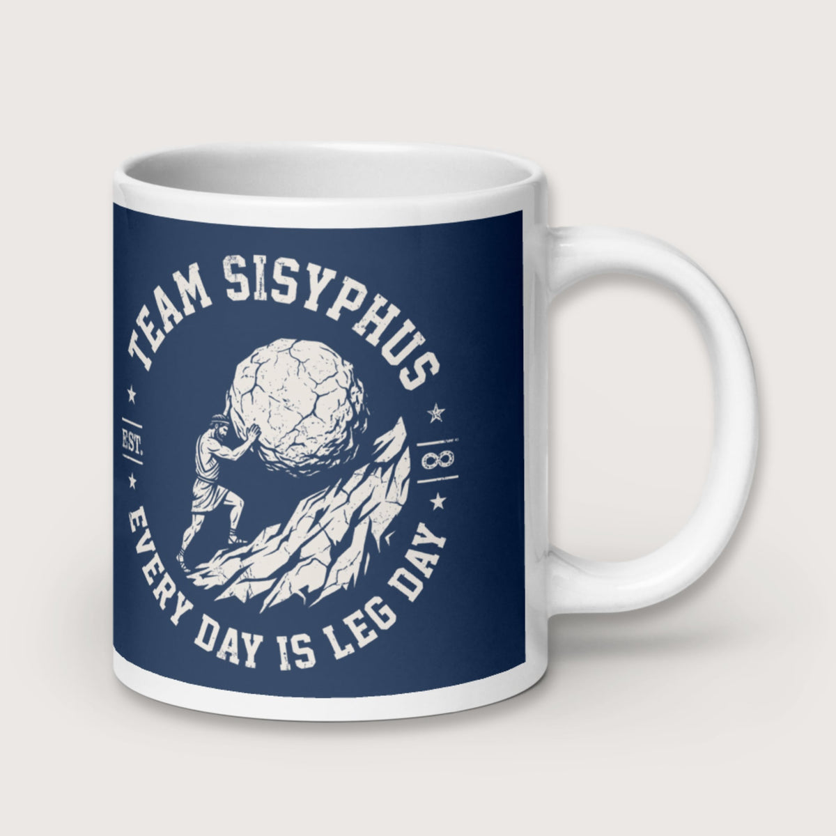 Team Sisyphus Mug - history buff gift by HistoHead