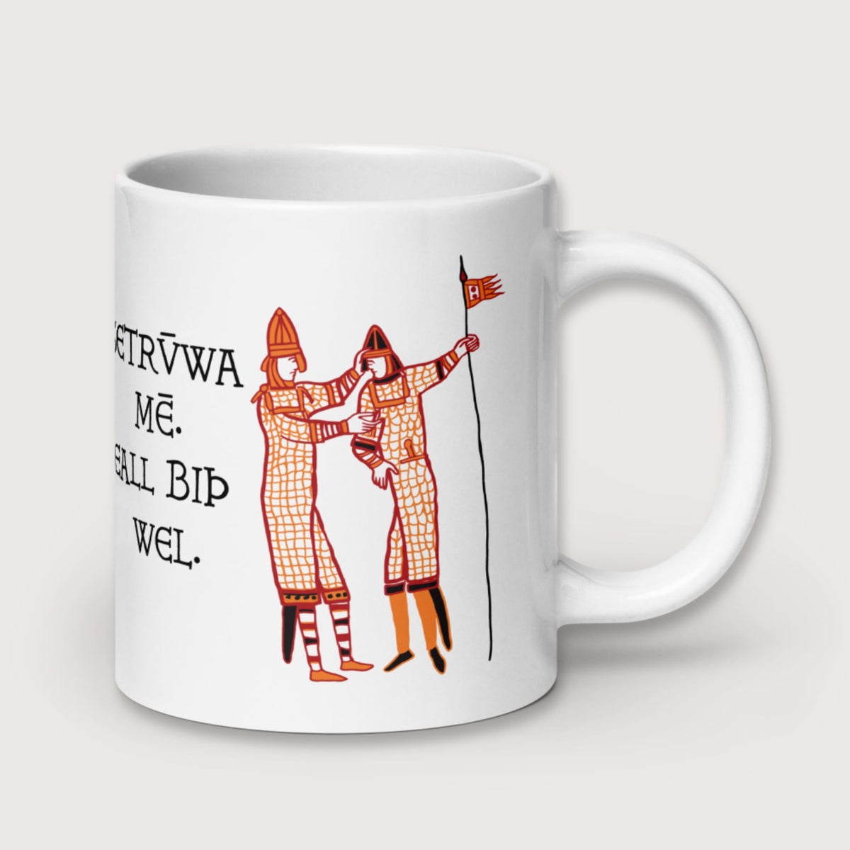 Bayeux Tapestry Trust Me Everything Will Be Fine Old English Mug - history buff gift by HistoHead