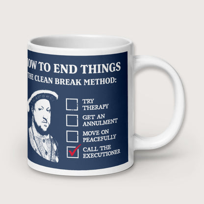 Henry VIII's Breakup Guide Mug - history buff gift by HistoHead