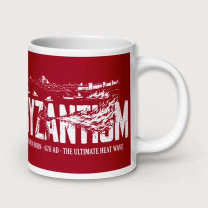 Greek Fire 678 Mug - history buff gift by HistoHead
