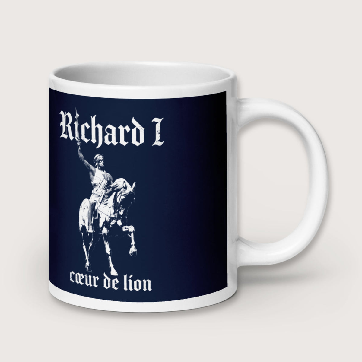 Richard I Coeur de Lion Mug - history buff gift by HistoHead