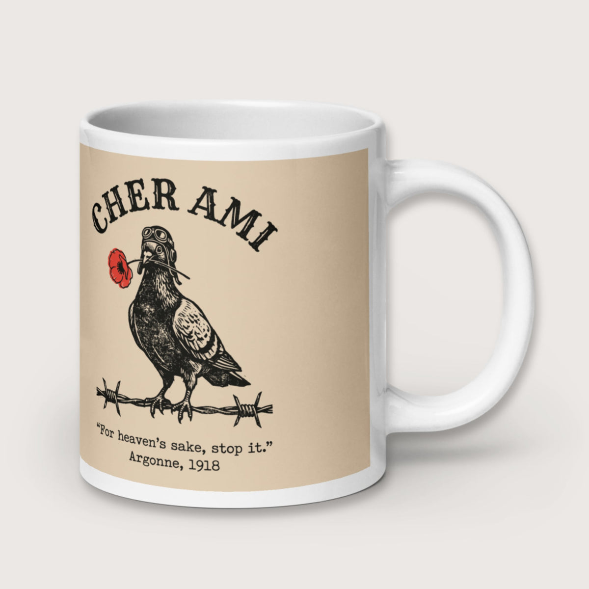 Cher Ami Mug - history buff gift by HistoHead