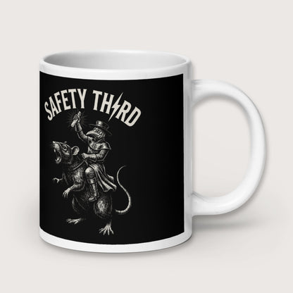 Plague Doctor Safety Third Mug - history buff gift by HistoHead