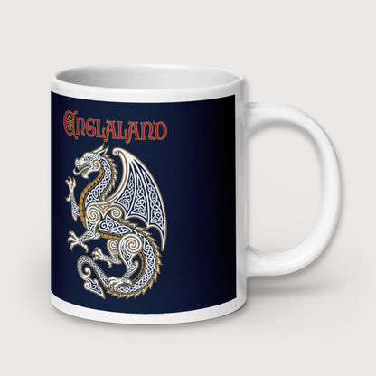 Englaland Dragon Mug - history buff gift by HistoHead