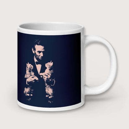 Lincoln Kittens Mug - history buff gift by HistoHead