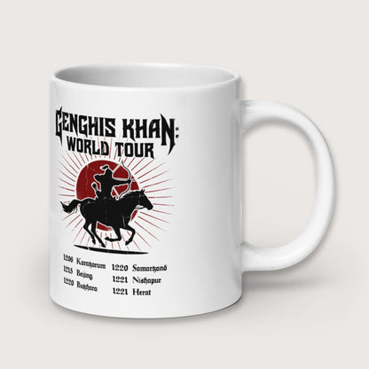Genghis Khan World Tour Mug - history buff gift by HistoHead