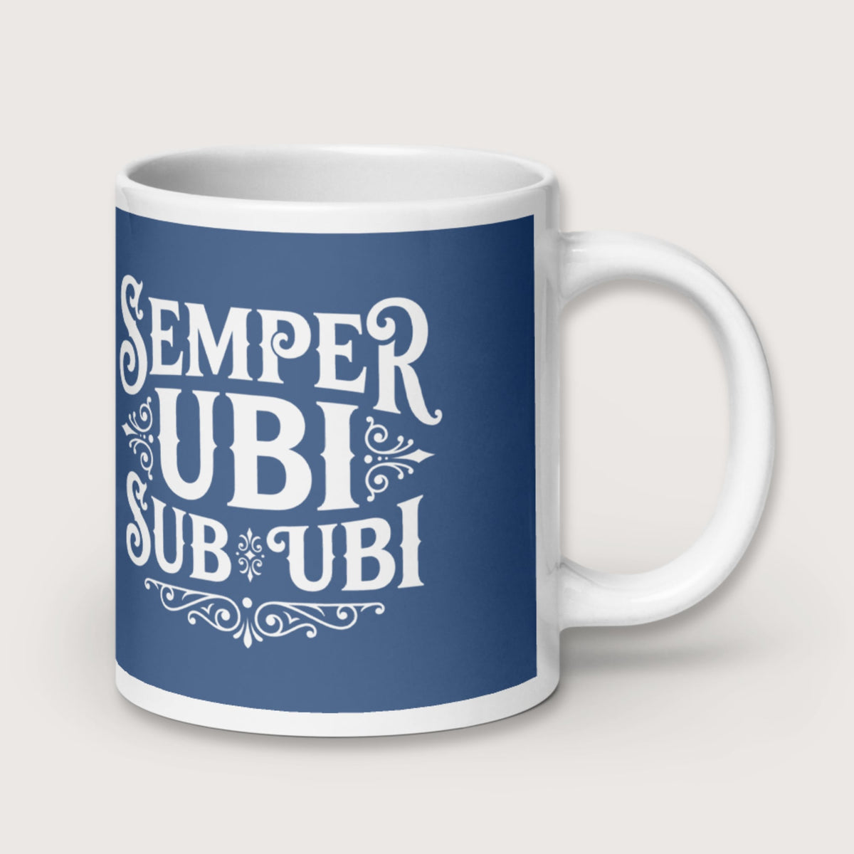 Latin Pun Semper Ubi Sub Ubi Mug - history buff gift by HistoHead