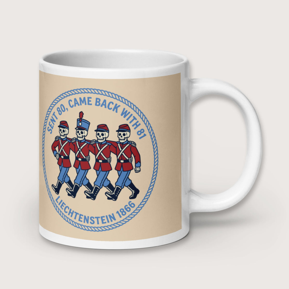 Liechtenstein 1866 Mug - history buff gift by HistoHead