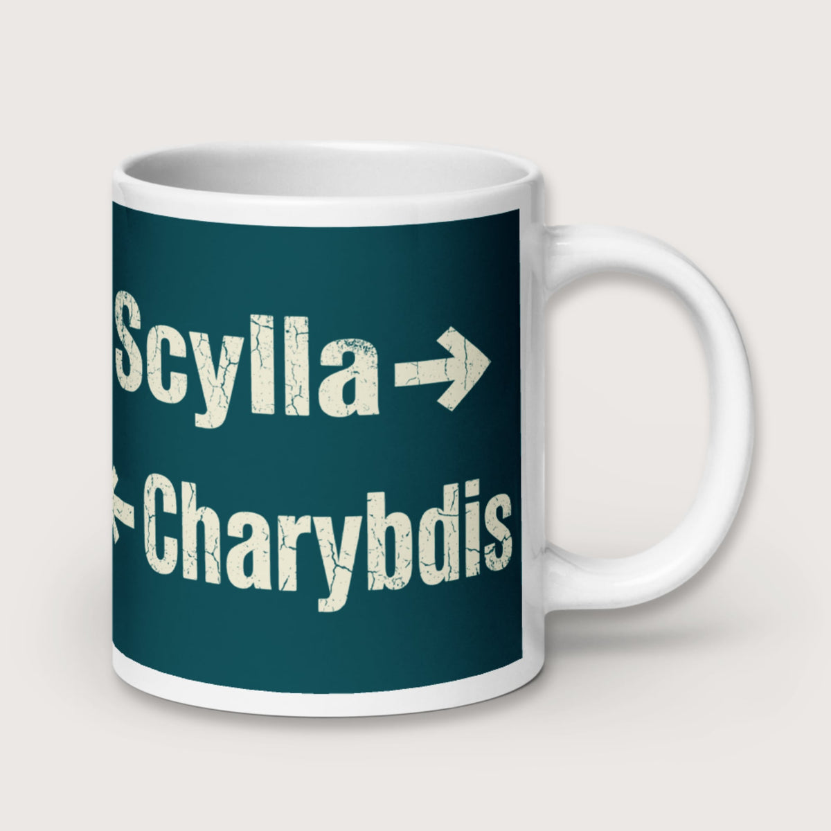 Between Scylla and Charybdis Mug - history buff gift by HistoHead
