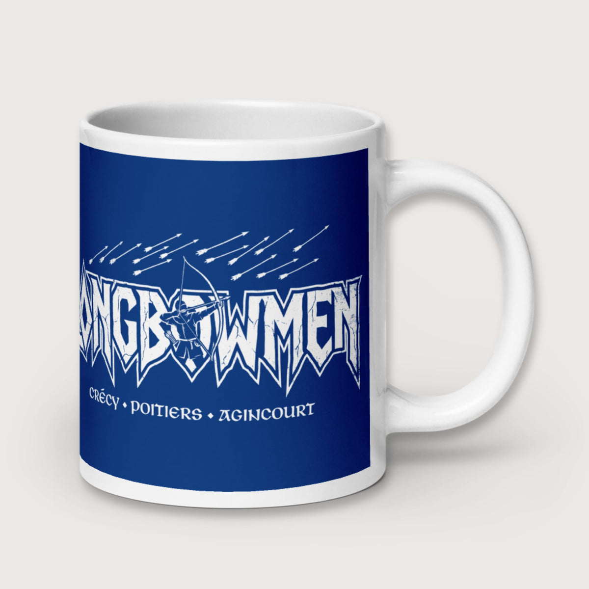Longbowmen Mug - history buff gift by HistoHead