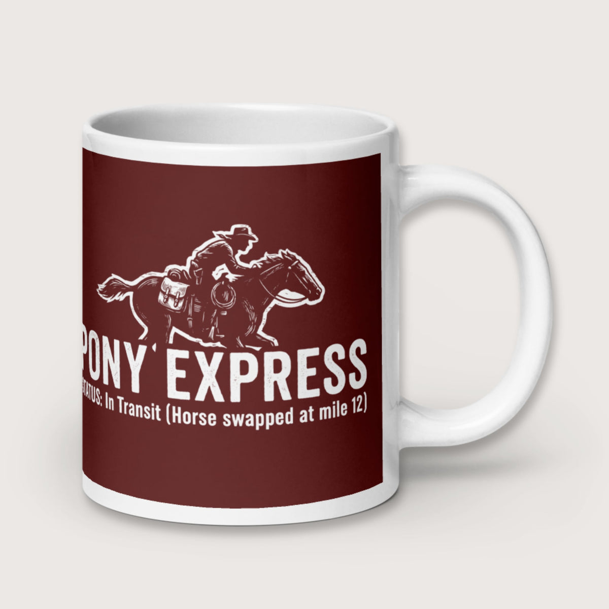 Pony Express Mug - history buff gift by HistoHead