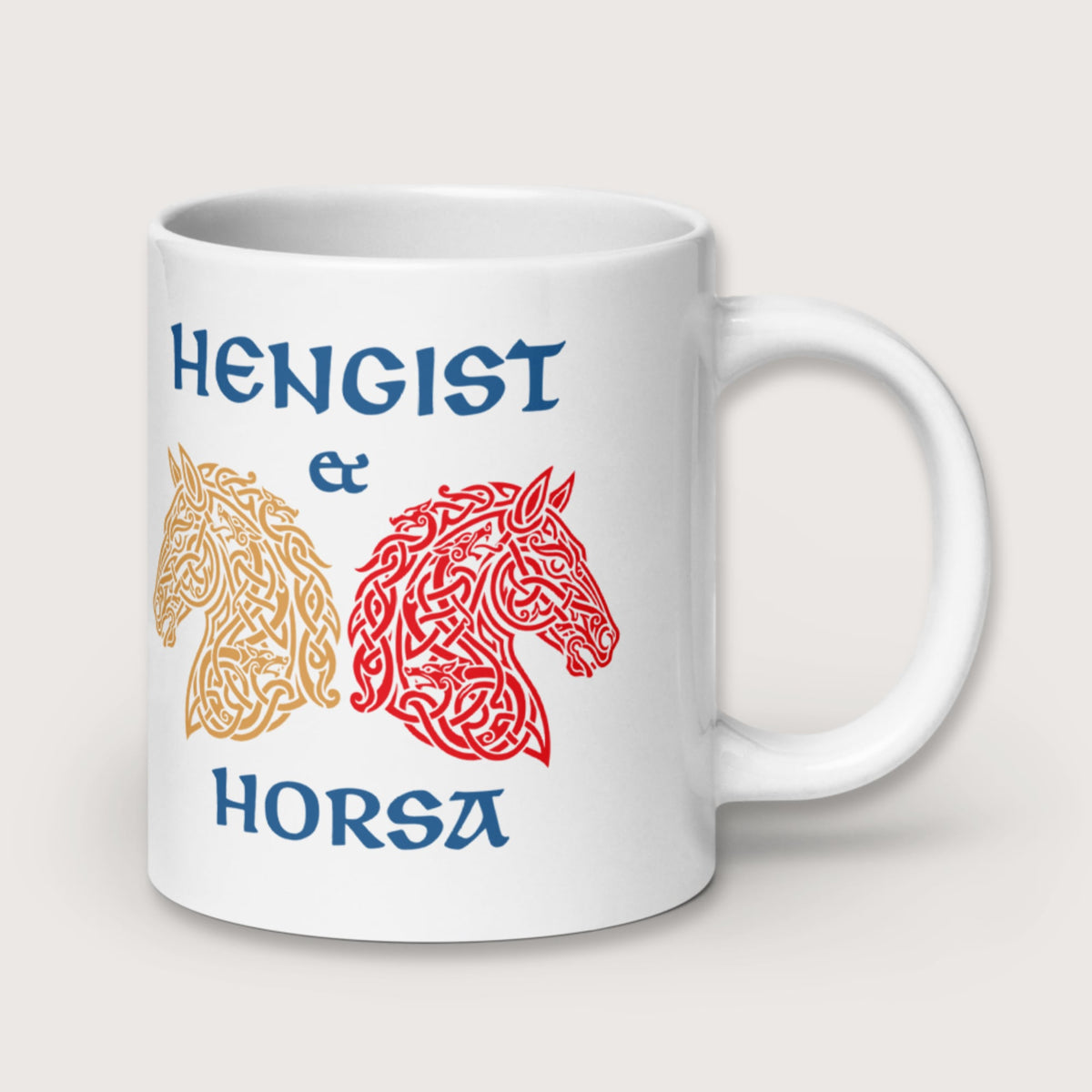 Hengist and Horsa Mug - history buff gift by HistoHead
