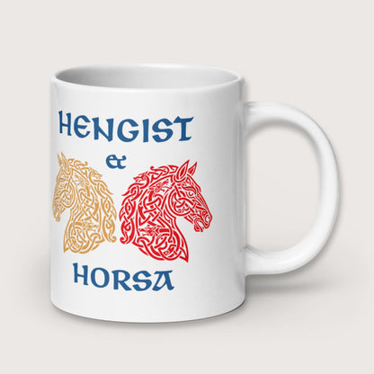 Hengist and Horsa Mug - history buff gift by HistoHead