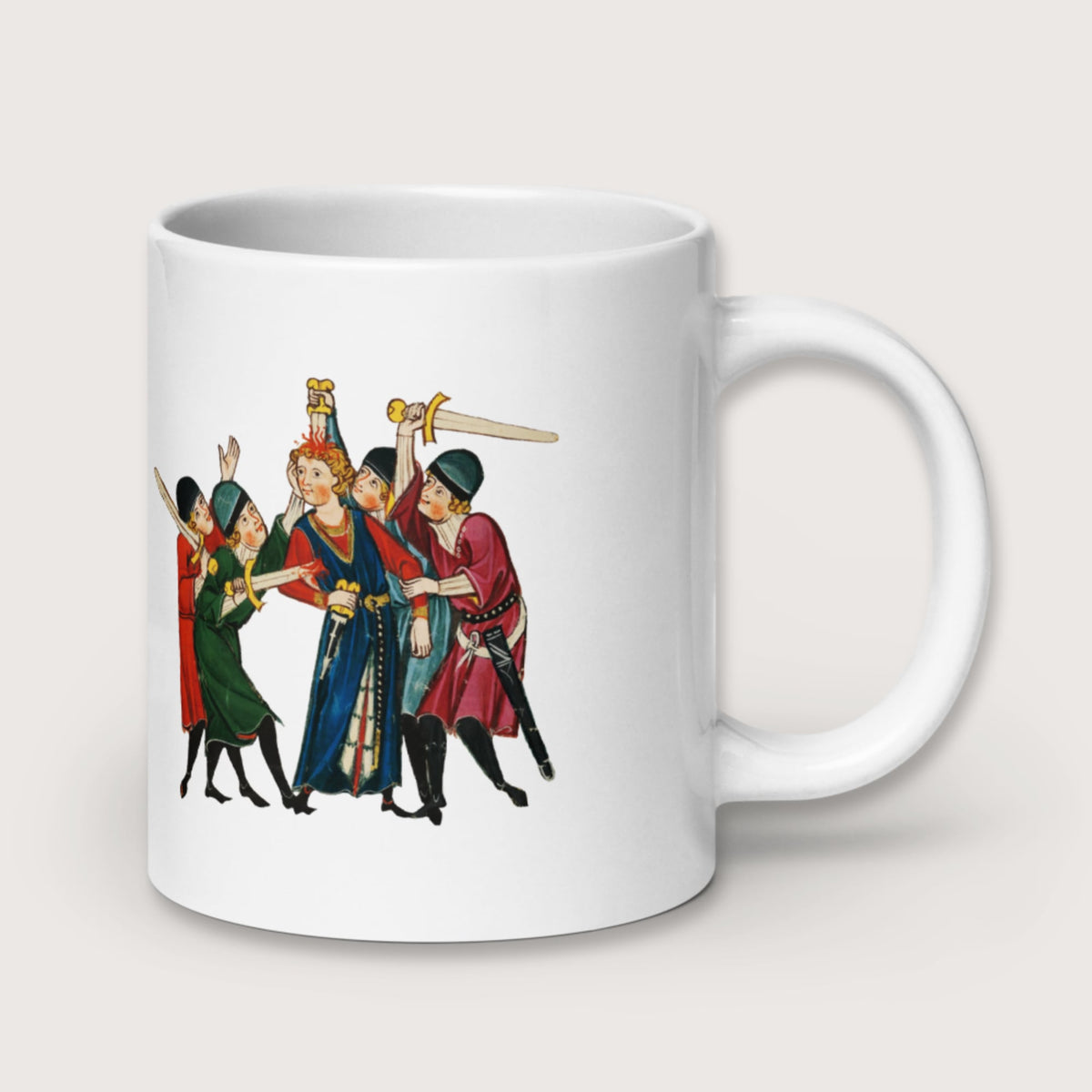 Medieval Positivity Mug - history buff gift by HistoHead