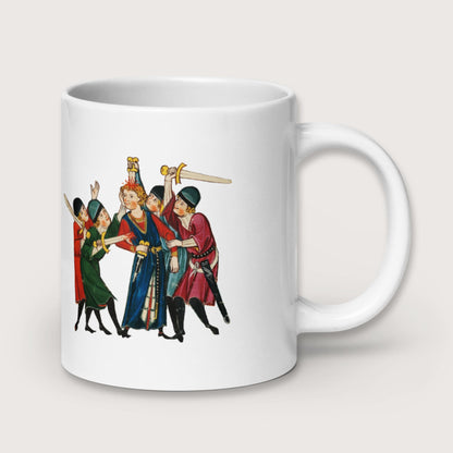Medieval Positivity Mug - history buff gift by HistoHead