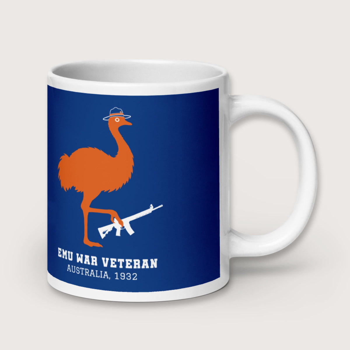 Emu War Veteran Mug - history buff gift by HistoHead