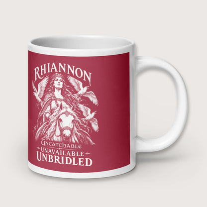 Rhiannon Uncatchable Unavailable Unbridled Mug - history buff gift by HistoHead