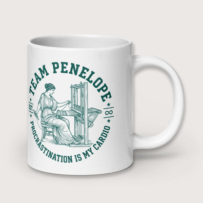 Team Penelope Procrastination Mug - history buff gift by HistoHead